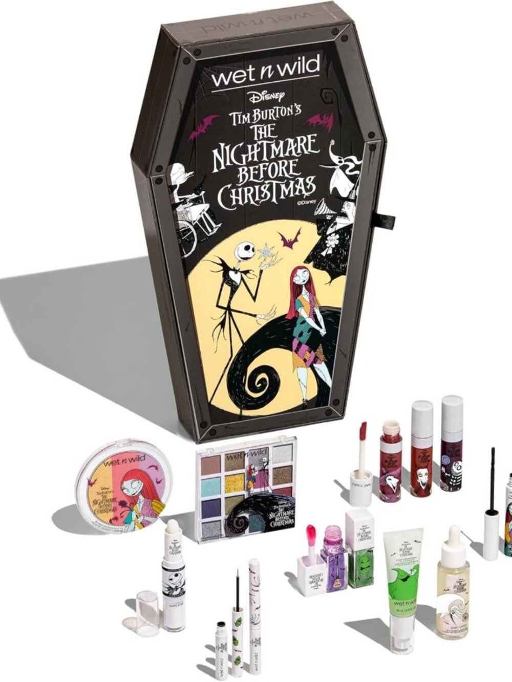 Limited Edition Coffin-Shaped Makeup Set - Eye, Face & Body Essentials